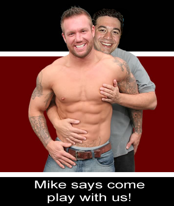 Mike Ricordati gay advertisment with Jake